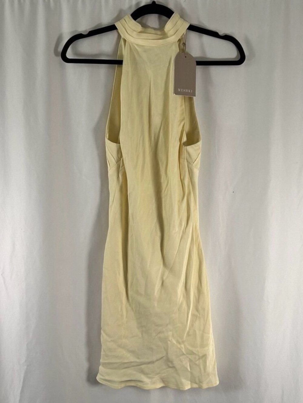 Meshki Mini High Neck Halter Dress